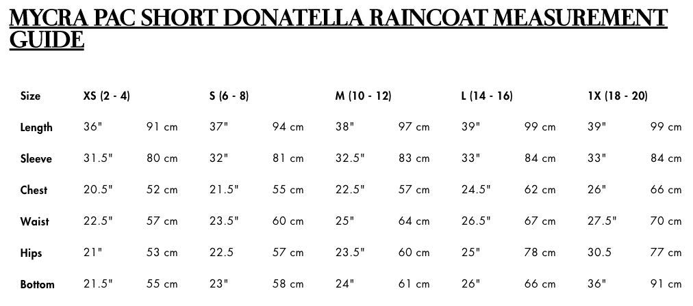 Waterproof Donatella Fashion Travel Raincoat for Women - Lightweight Packable Rain Jacket for Outdoor, Commuting & Travel