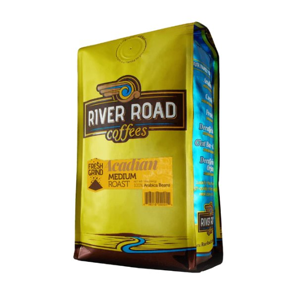 Premium River Road Coffee Beans - 100% Arabica, Medium Roast, Whole Bean - Perfect for Home Brewing, Office & Gifting