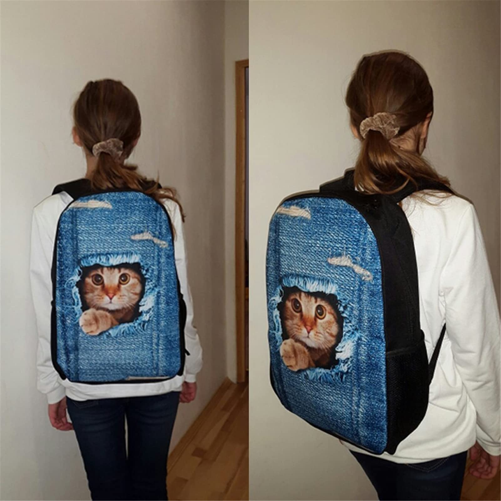 JEOCODY Horse Print Kids Backpack for School - Durable & Lightweight Backpack for Boys & Girls Ages 3+ | Perfect for Kindergarten, Daycare & Outdoor Adventures