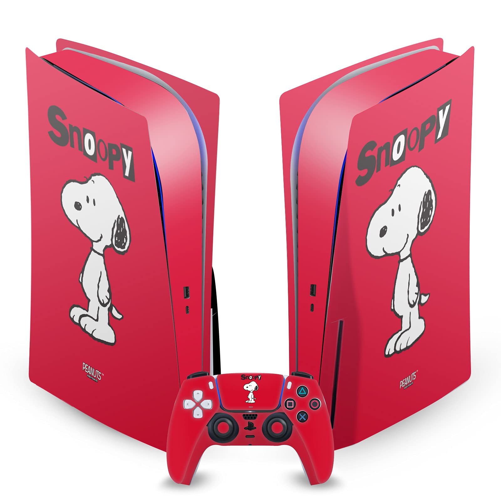 Official Snoopy PS5 Skin - Peanuts Vinyl Decal for PS5 Console & Controller - Gaming & Home Decor