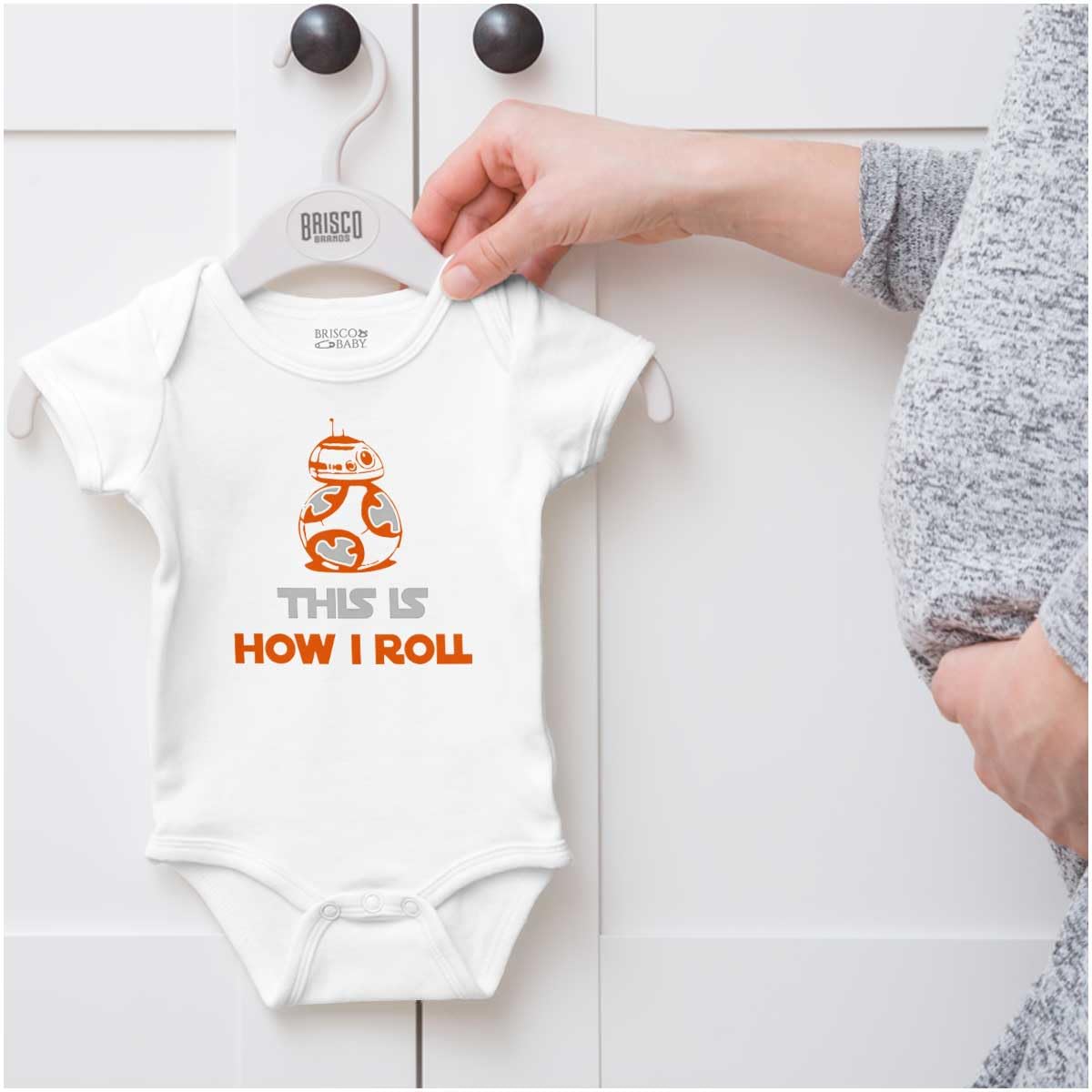 Brisco Brands Space Robot Galaxy Baby Romper - Cute Unisex Astronaut Bodysuit for Boys & Girls | Perfect for Space-Themed Birthday Parties & Photo Shoots