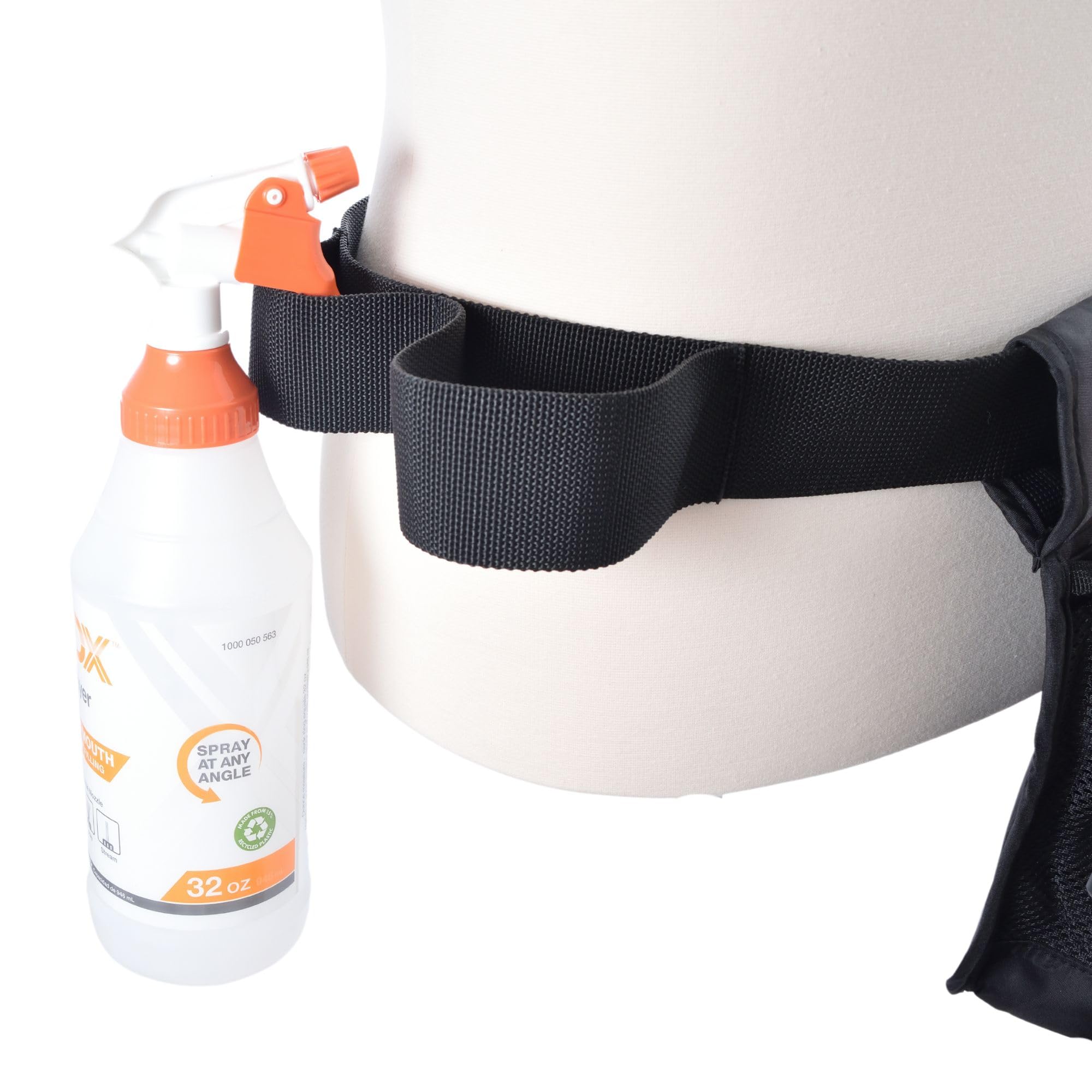 Professional Cleaning Tool Belt with Large Pouch for Window Washers & Janitors - Durable Utility Belt for Cleaning Supplies, Sponges & Squeegees (Perfect for Commercial Cleaning, Home Maintenance & Professional Window Washing)