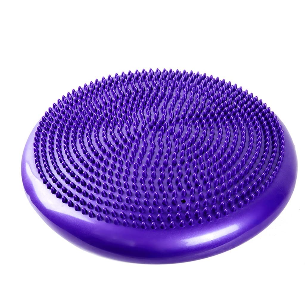 WDBBY Inflatable Balance Disc Board - Foot Massage Ball Pad for Fitness, Exercise, Yoga & Core Training - Anti-Slip Twister Gym Equipment (Color: E) - Perfect for Home Workouts, Physical Therapy & Office Stress Relief