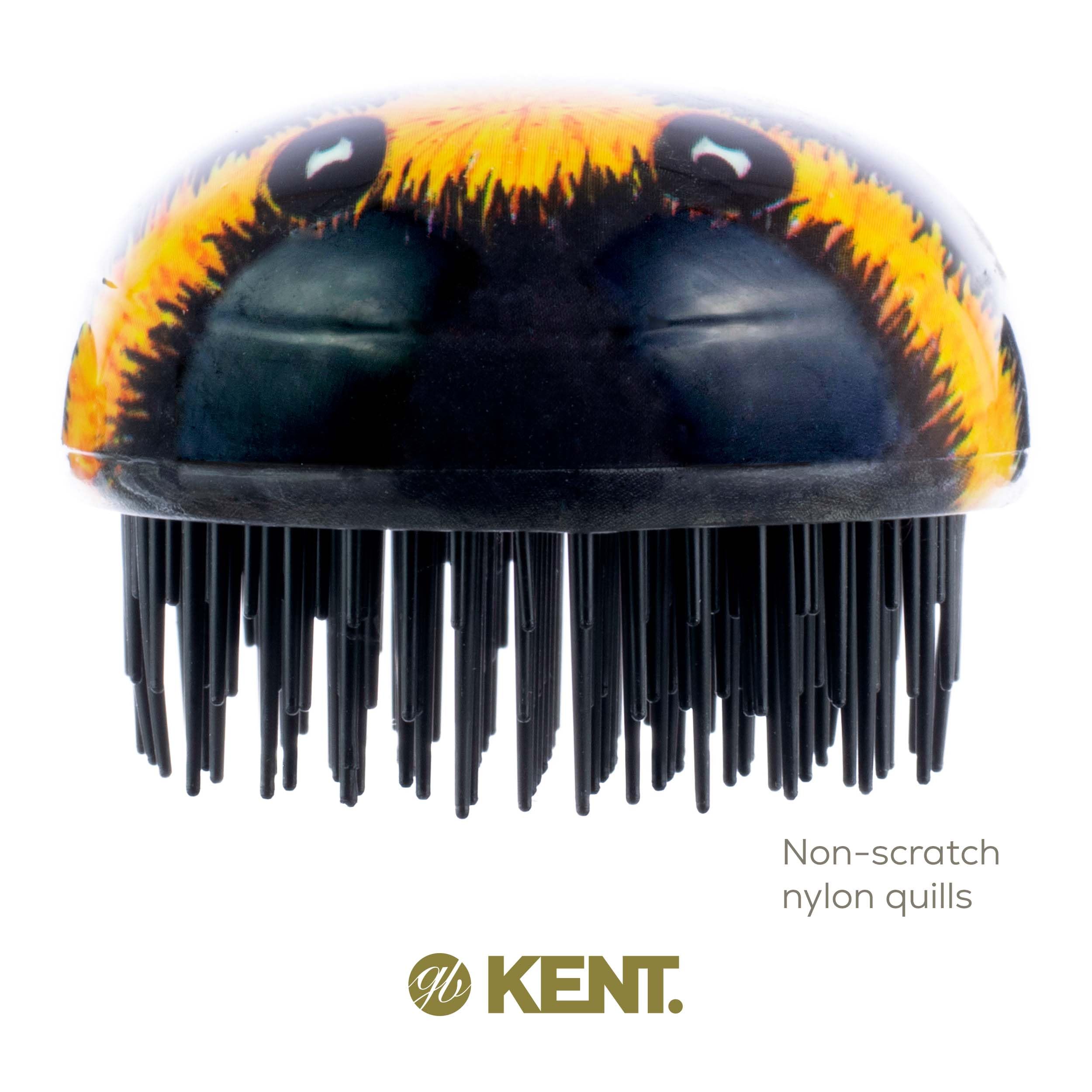 Kent PBEE Scalp Massager & Hair Detangler - Shower Brush for Dandruff & Kids (Travel Size) - Perfect for Home & Travel