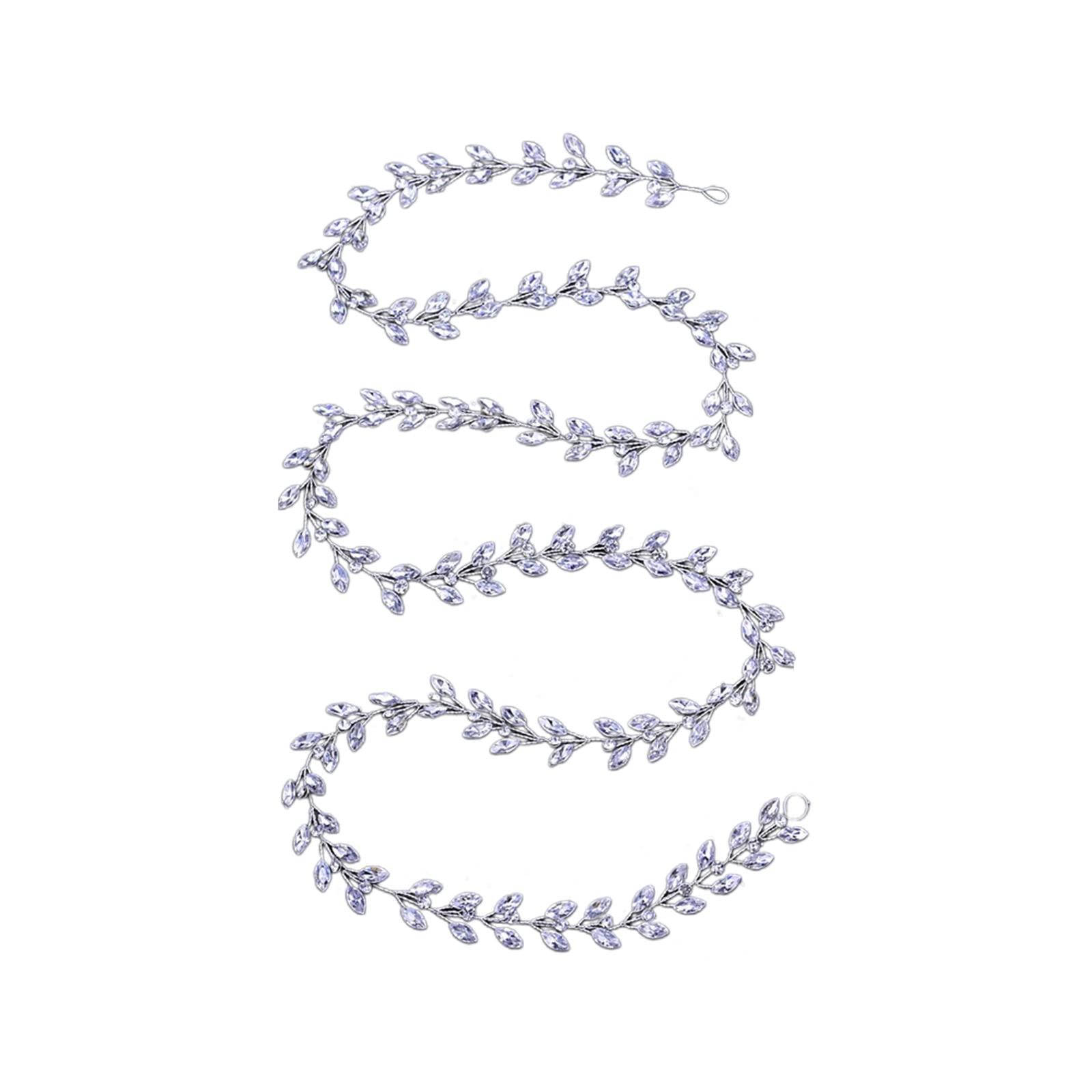 Sparkling Rhinestone Hair Chains for Women - Elegant Hair Extensions & Flexible Hair Clips with Long Hairpieces - Perfect Hair Bands for Girls & Women - Ideal for Parties, Weddings & Special Occasions