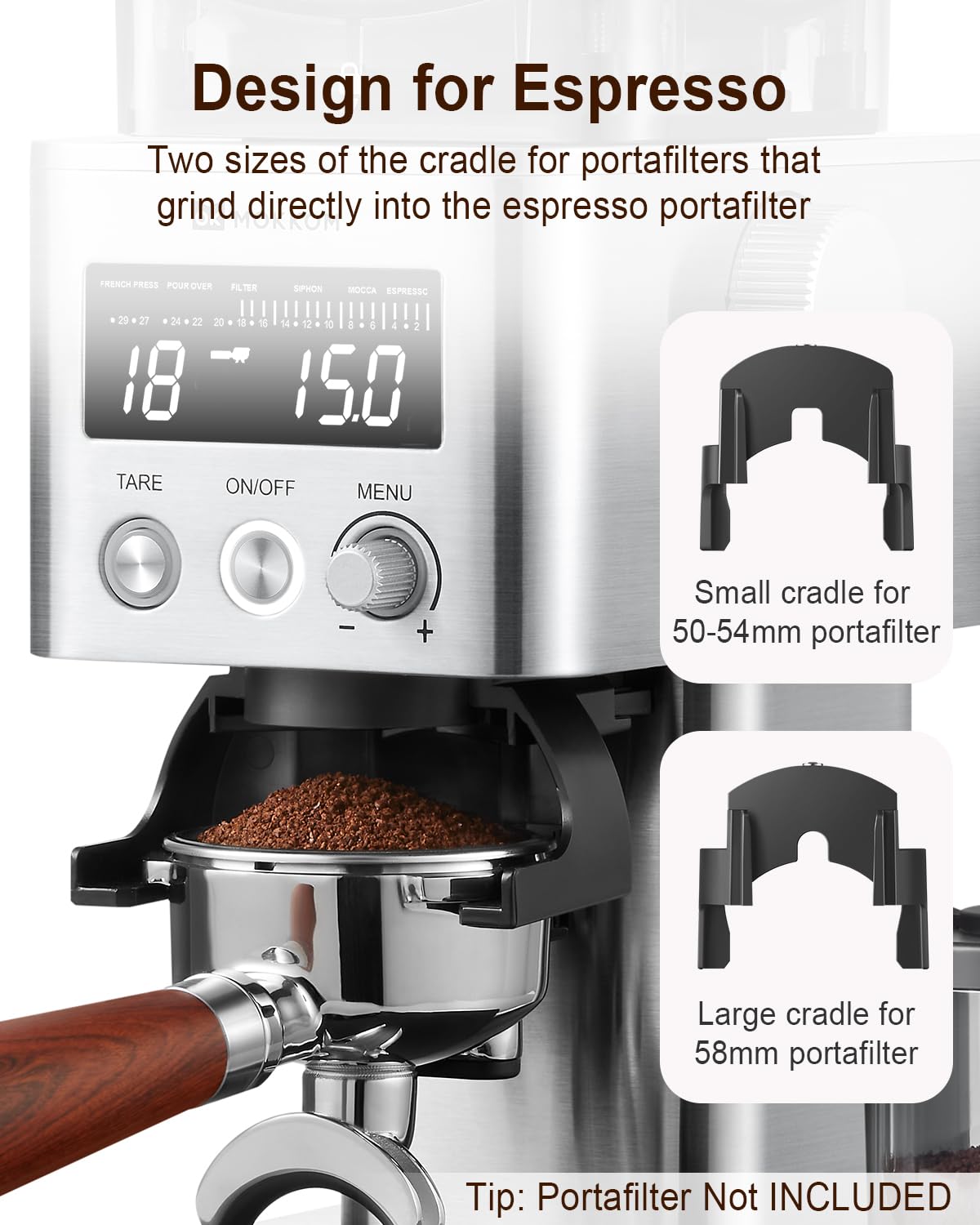 Premium Bluetooth Coffee Grinder with Removable Scale - Anti-Static Conical Burr Mill, 31 Precise Settings for French Press, Cold Brew, Pour Over, Drip & Espresso - Perfect for Home Baristas & Coffee Enthusiasts