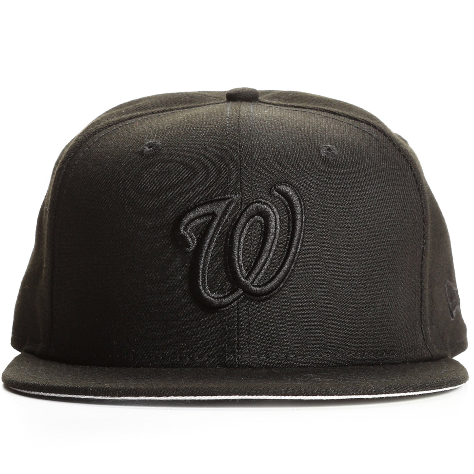 New Era 9Fifty Washington Nationals Snapback Cap - Blackout Edition | Adjustable Baseball Hat for Men & Women | Perfect for Sports Fans, Streetwear & Casual Outfits