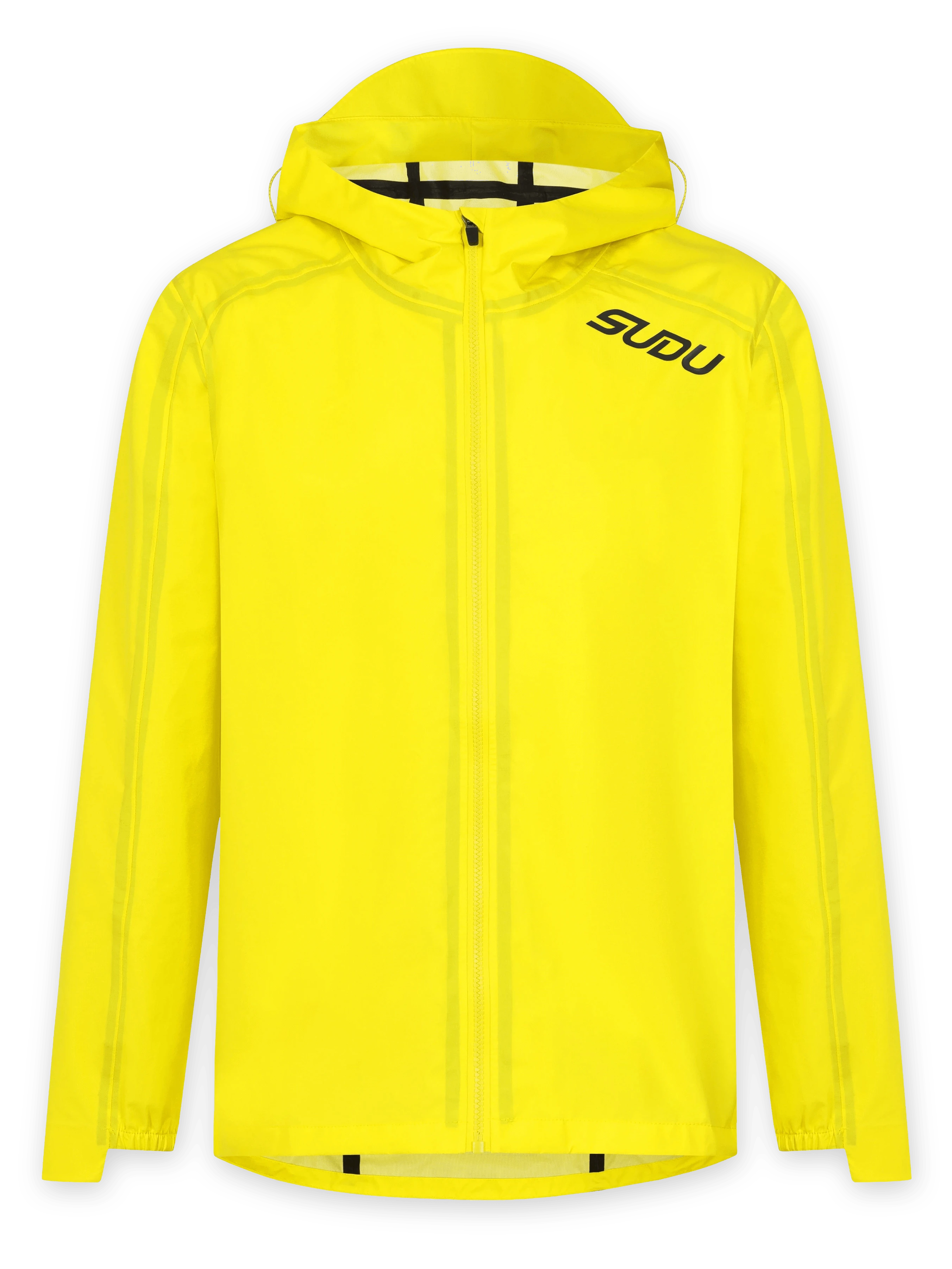 SWP 01 Waterproof Rain Jacket for Men & Women - Lightweight Windproof Outdoor Jacket with Hood (Yellow) - Perfect for Hiking, Camping & Daily Commute