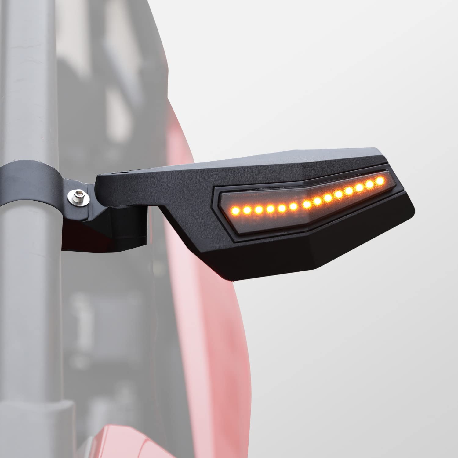 2020-2024 Polaris RZR Pro XP/Pro XP4/Turbo R/PRO R LED Side Mirrors with Adjustable Breakaway Design & Turn Signals - Replacement #2883762 - Perfect for Off-Roading & Night Driving