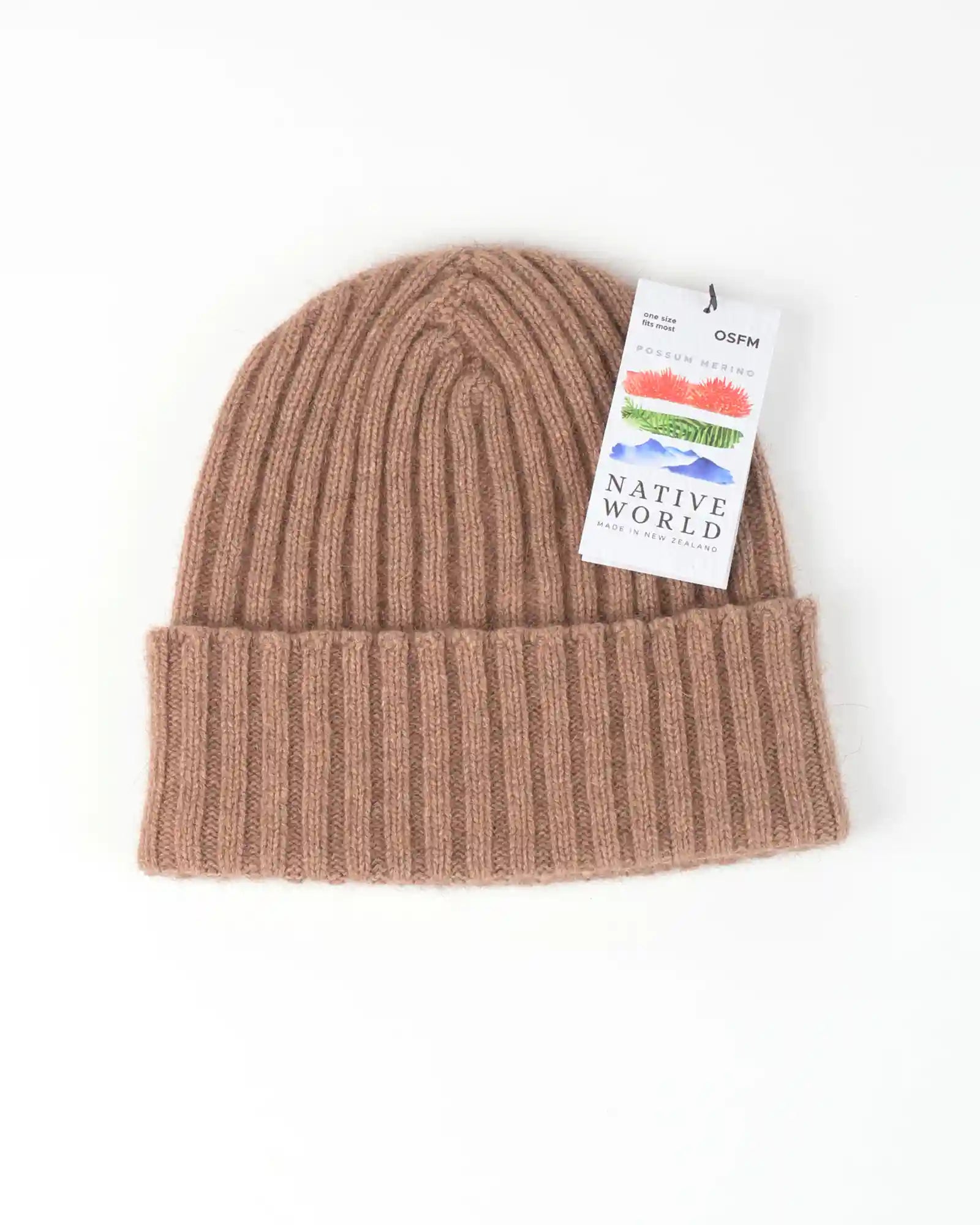 Women's Mink Rib Knit Beanie Hat - Soft Winter Warm Fleece Lined Cap for Cold Weather, Outdoor Activities & Casual Fashion