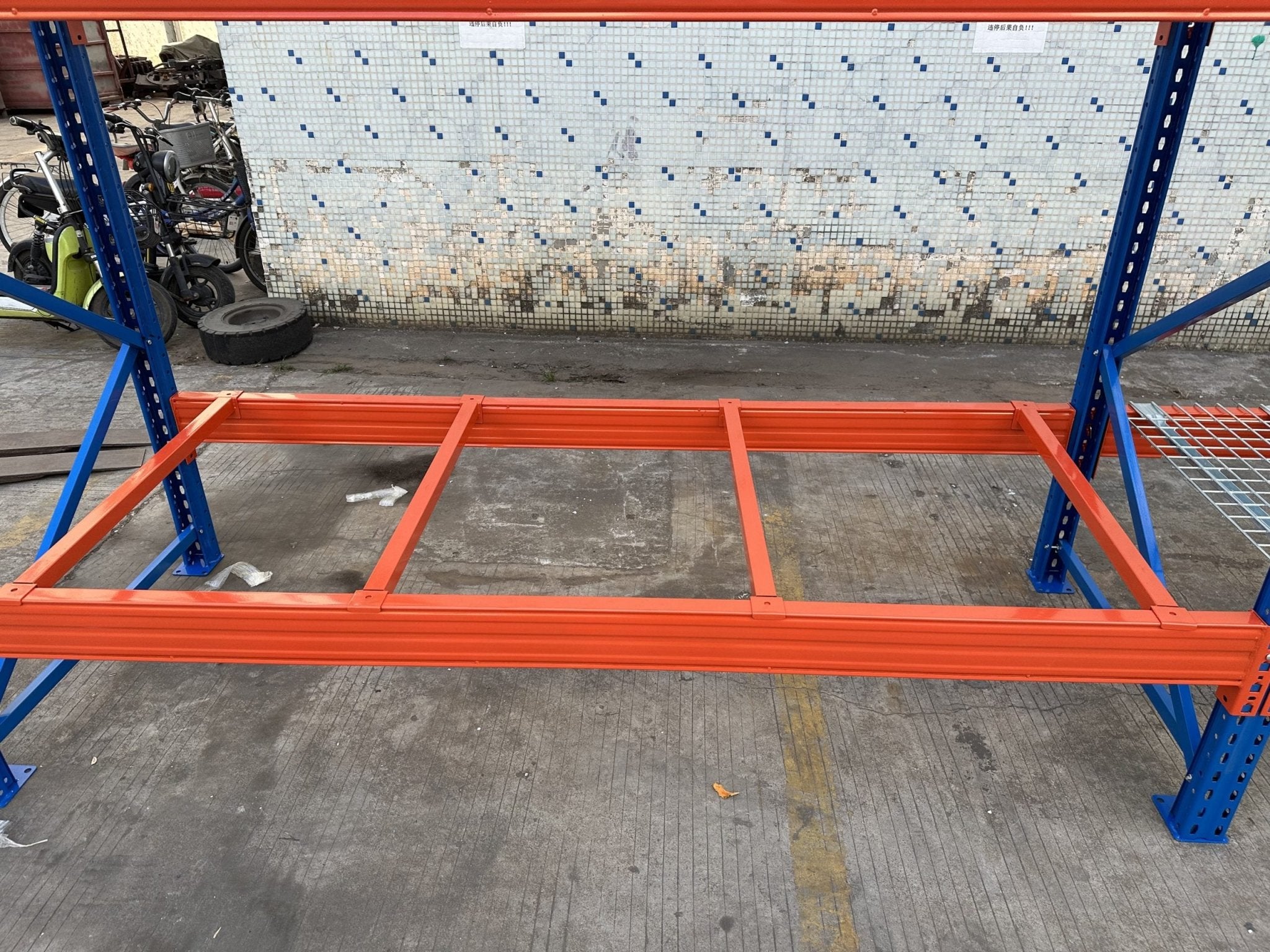 Heavy Duty Industrial Pallet Racking System - Adjustable 8ft to 20ft Warehouse Storage Shelves for Forklift Access | Perfect for Warehouse Organization, Retail Storage & Distribution Centers