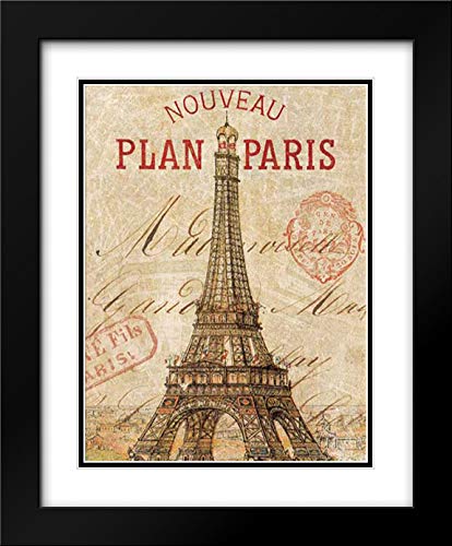 Black Modern Wood Frame With Double Matting