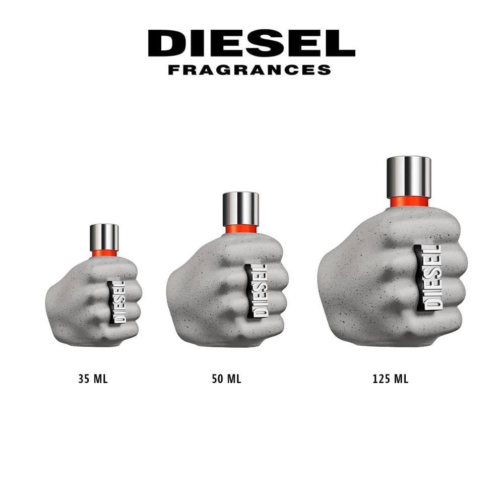 Diesel Only the Brave Street Men's Eau de Toilette Cologne Spray - 4.2 Fl Oz | Fresh Woody Fragrance for Day & Night Wear, Gym, Work & Date Night