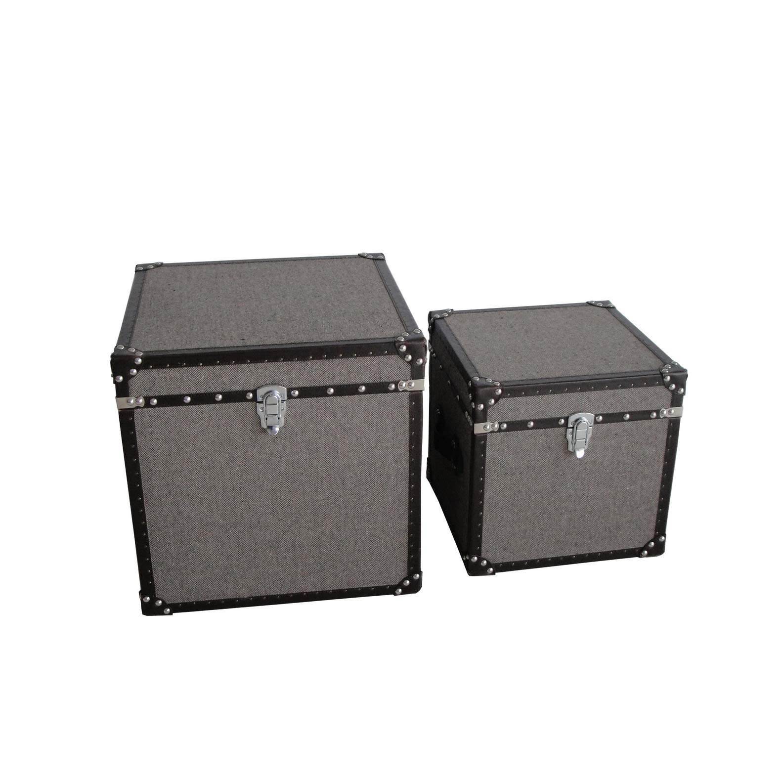 Premium Large Brown Storage Box for Organizing Home & Office - Screen Gems Storage Container for Clothes, Toys, Documents | Perfect for Closet, Garage & Shelf Organization