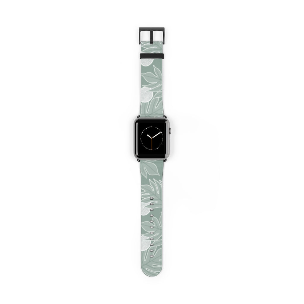 Premium Genuine Leather Ulu Apple Watch Band - Adjustable Strap for Apple Watch Series 9/8/7/6/SE/5/4/3 - Perfect for Workouts, Outdoor Adventures & Everyday Wear