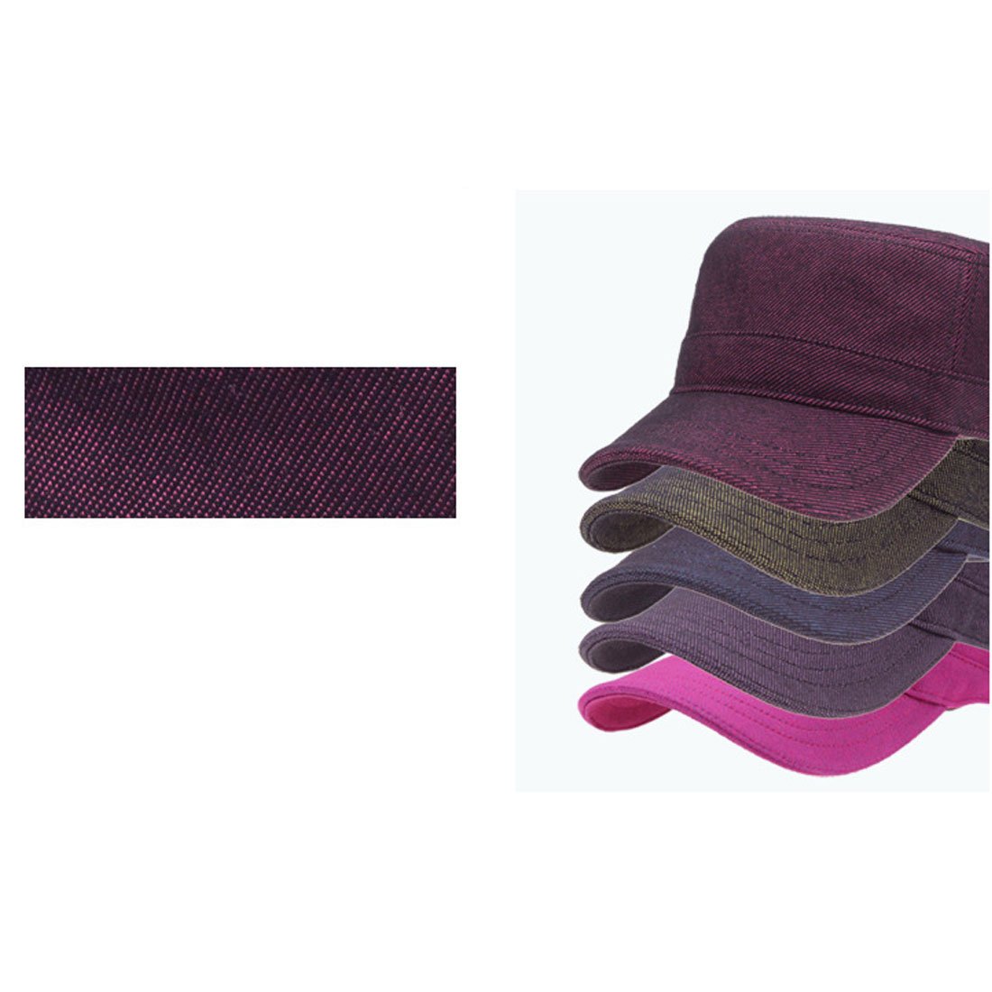 Military Style Adjustable Strap Outdoor Cadet Cap - Perfect for Hiking, Camping & Travel Adventures