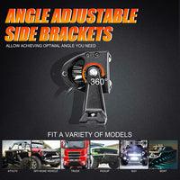 5D Series 22 Inch & 52 Inch Straight/Curved Combo LED Light Bar - Double Row Off-Road Lighting for 2015 Chevy Silverado 1500 2500 3500 - Perfect for Night Driving, Off-Roading, Truck Accessories & Emergency Lighting