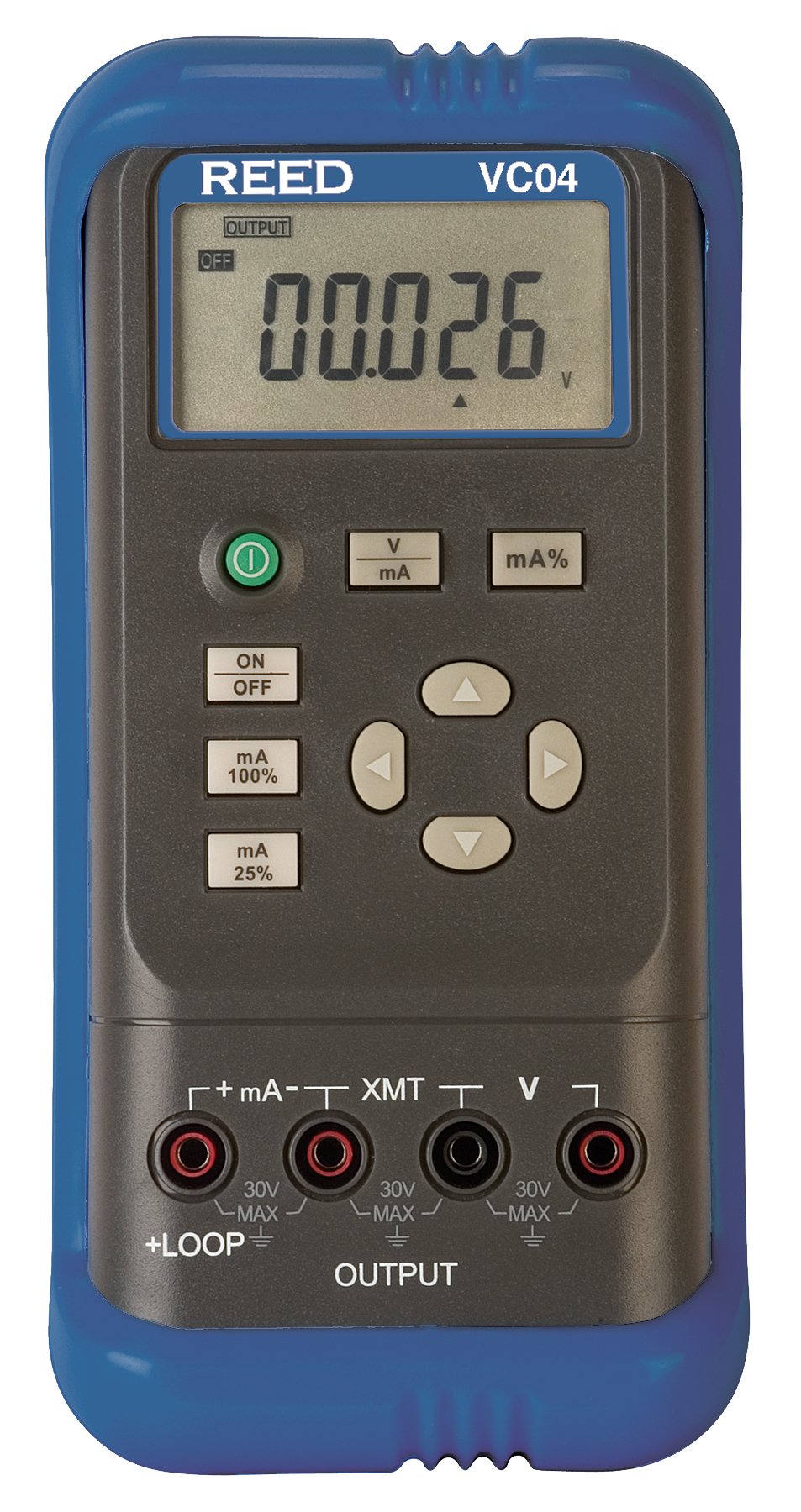 REED Instruments VC04 Voltage and Current Simulator - 10V/20mA Output for Electrical Testing, Calibration & Troubleshooting - Perfect for Electricians, Engineers & HVAC Technicians