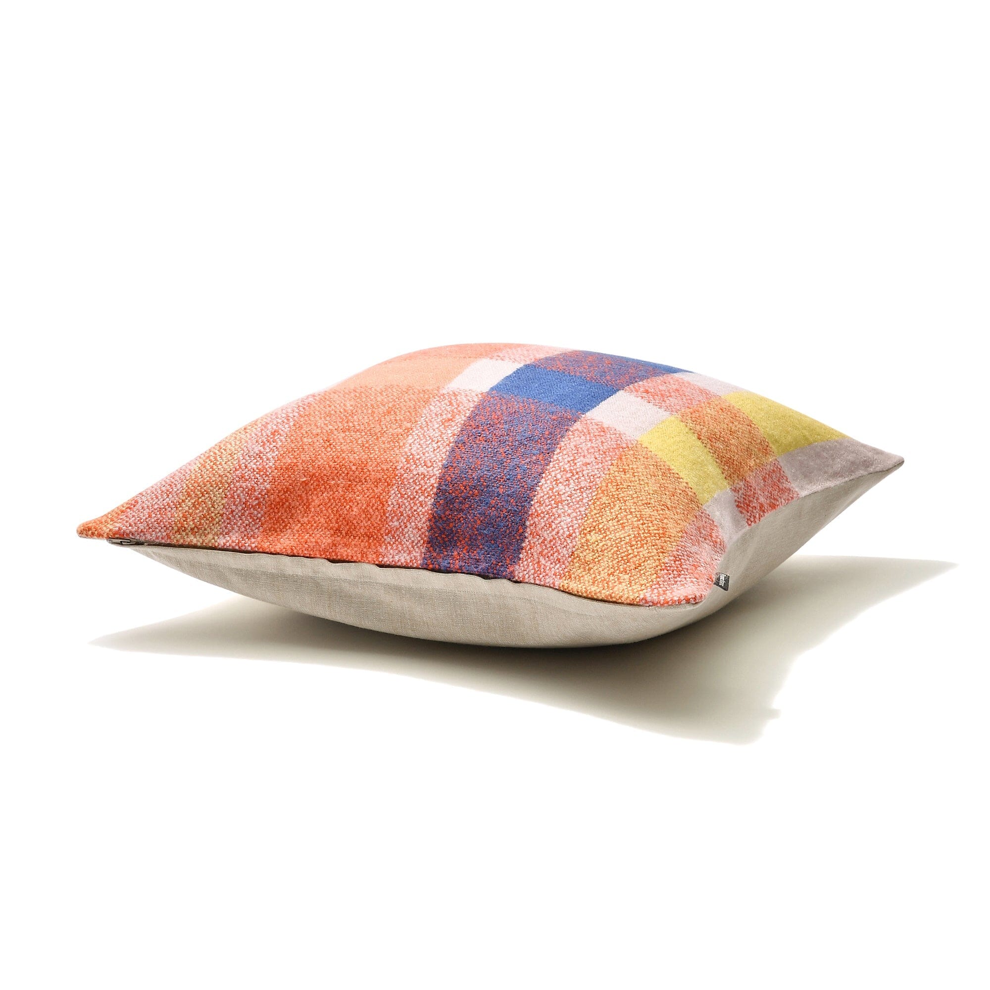 450 x 450 Check Pattern Cushion Cover - Soft Decorative Pillow Case for Sofa, Bed, Chair - Home Decor & Living Room Accessories