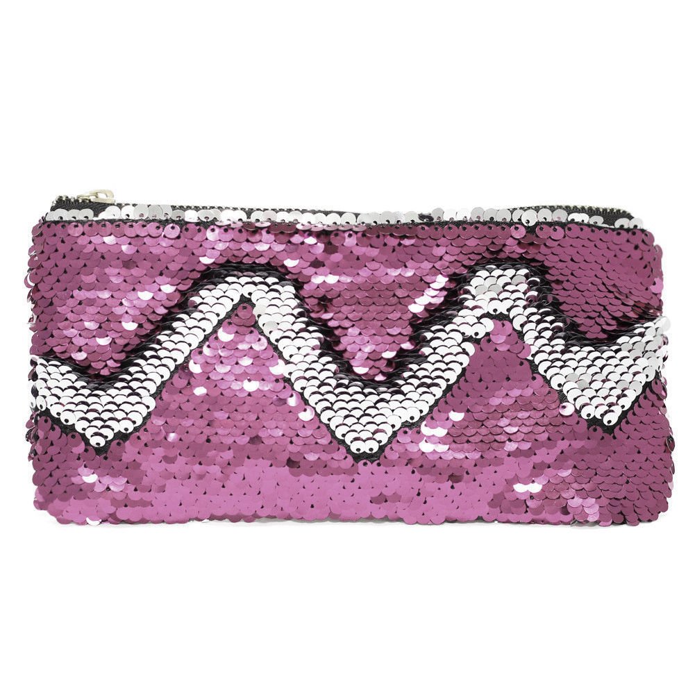 BOXO Stylish Light Pink Makeup Purse for Women & Girls - Cosmetic Travel Pouch (Pack of 1) | Perfect for Travel, Daily Use & Gift Giving
