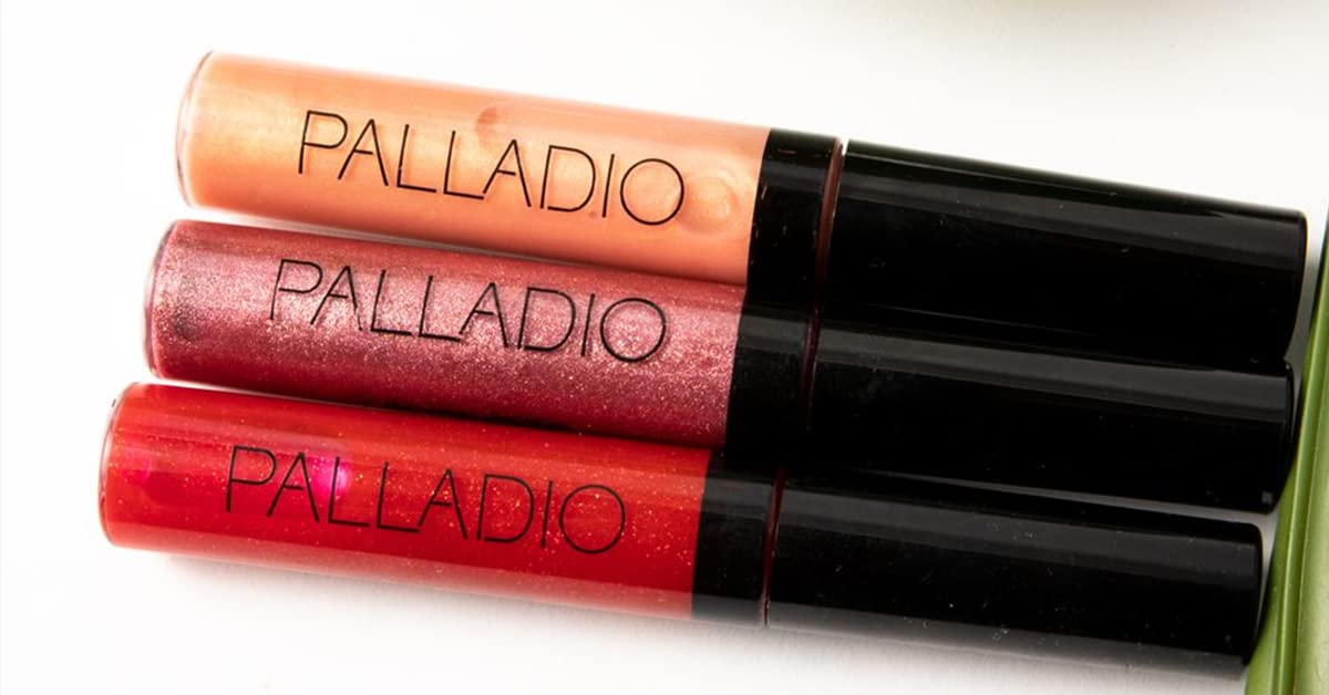 Palladio Vitamin E & Aloe Lip Gloss - Non-Sticky, Hydrating Lip Shine with Intense Color & Wrinkle Reduction - Watermelon Flavor for Soft, Glossy Lips - Perfect for Daily Wear & Special Occasions