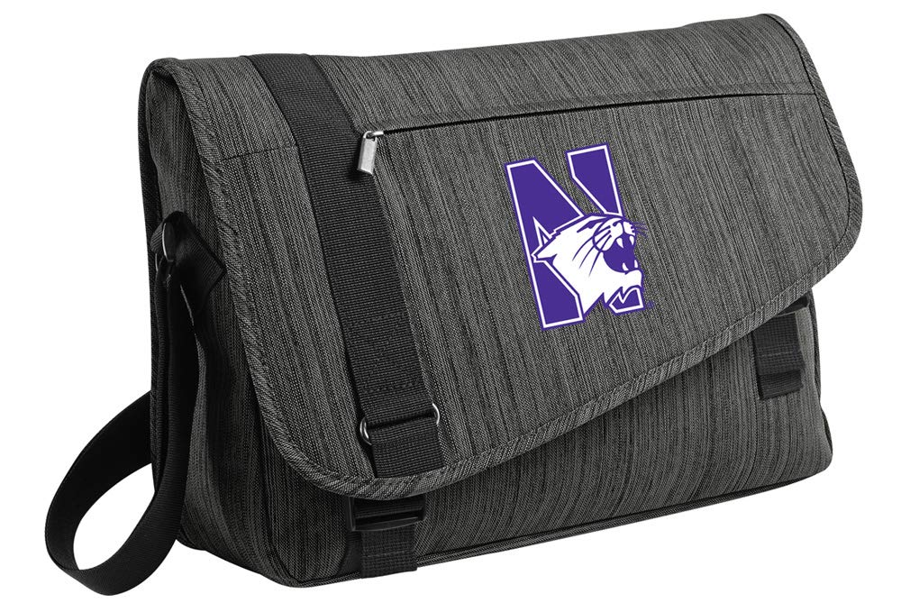 Premium Northwestern University Laptop Messenger Bag - Official Northwestern Wildcats School Spirit Design - Perfect for Students, Alumni & Fans - Durable College Essentials for Work, Campus & Travel