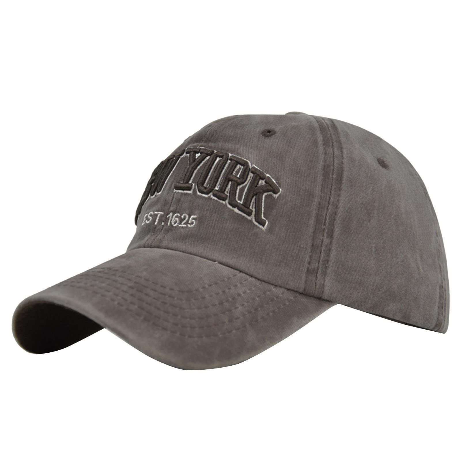 Stylish Embroidery Baseball Cap - Adjustable Cotton Trucker Hat for Men & Women - Sun Protection Letter Hip Hop Hat - Perfect for Outdoor Sports, Casual Wear & Fashion Accessories