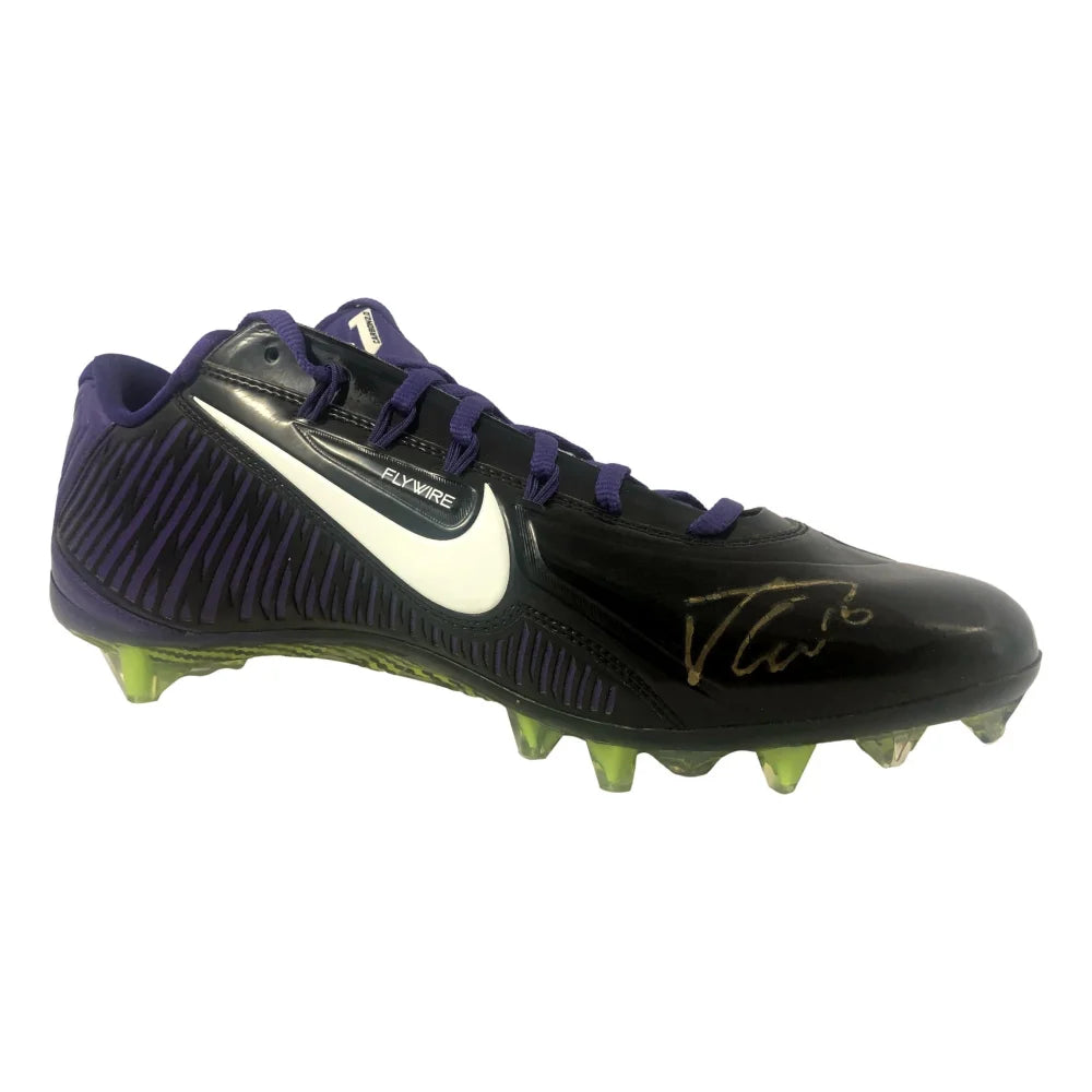 Jacob Eason Autographed Football Cleat - Washington Huskies & Indianapolis Colts Signed Cleats with JSA COA - Perfect for Sports Memorabilia Collectors and Football Fans