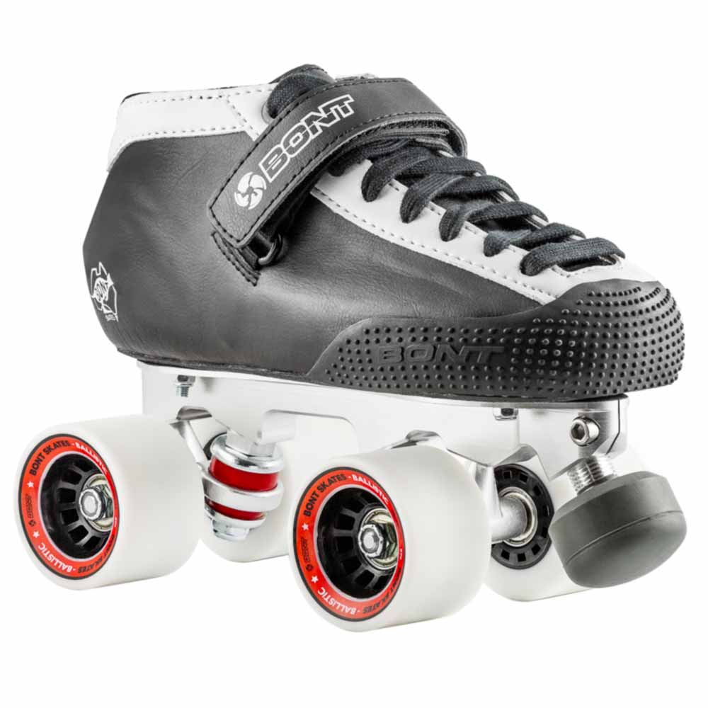 Bont Hybrid V2 Tracer Ballistic Package - Premium Roller Skates for Speed & Aggressive Skating - Perfect for Indoor Rinks, Outdoor Trails & Derby Competitions