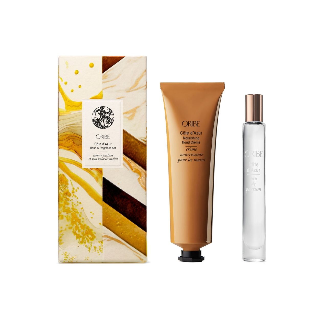 Luxury Côte d'Azur Hand Cream & Perfume Gift Set - Limited Edition French Scented Skincare Duo for Women, Perfect for Spa Days & Romantic Getaways