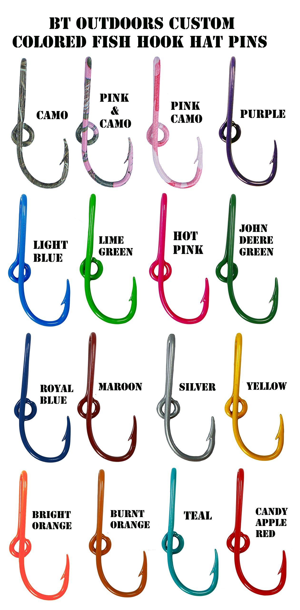 Eagle Claw Purple Hat Hook Fish Hook - LSU Inspired Color for Hats, Money Clips & Tie Clasps | Perfect for Fishing Enthusiasts, LSU Fans & Outdoor Adventures