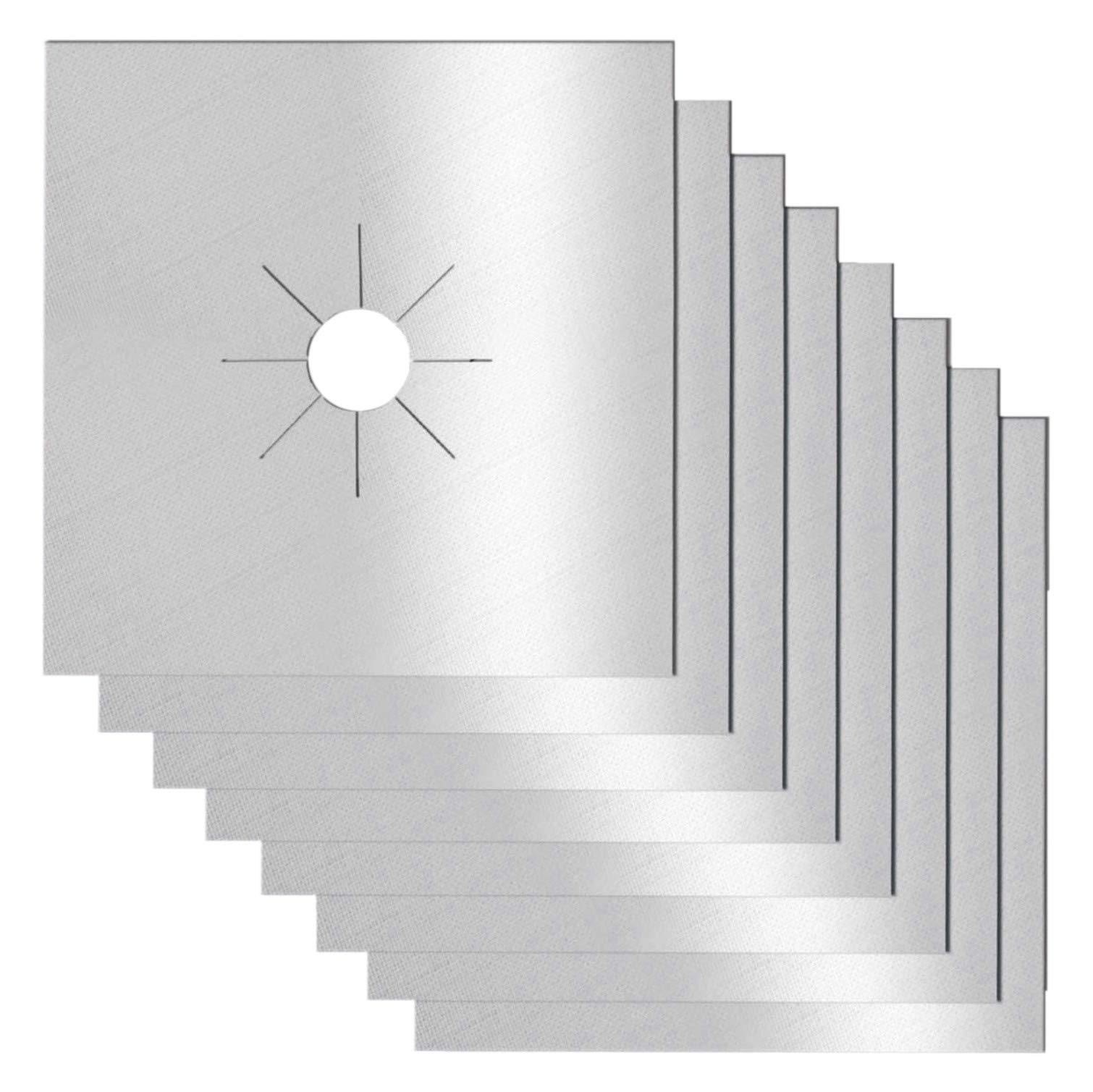 **Aduoke 10-Piece Non-Stick Gas Stove Protector Mats – Burner Liners & Cooker Covers for Easy Cleaning – Durable Kitchen Gadgets for Gas Stove Maintenance (Ideal for Cooking, Grilling & Kitchen Safety)**