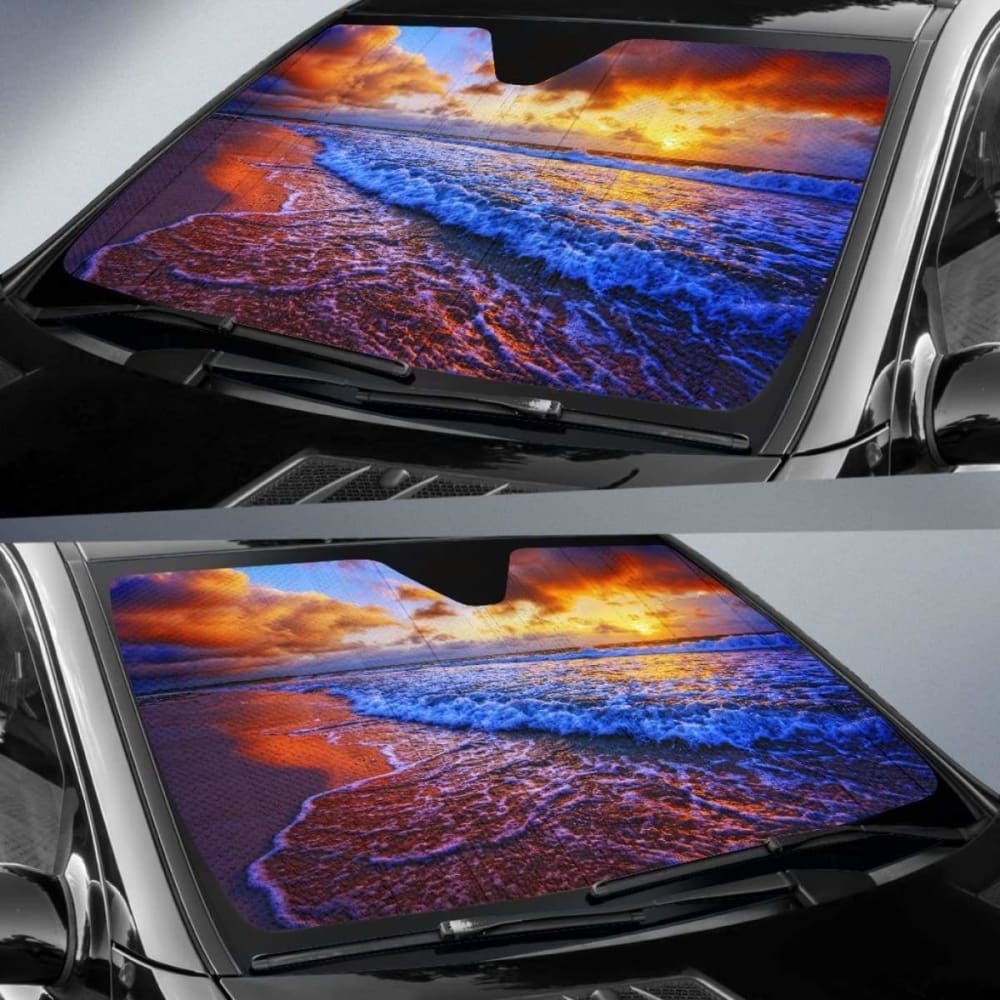 Stunning Beach Sunset Sky Sun Shade - Perfect Gift for Outdoor Lovers | Ideal for Beach Vacations, Backyard Relaxation & Sunset Viewing