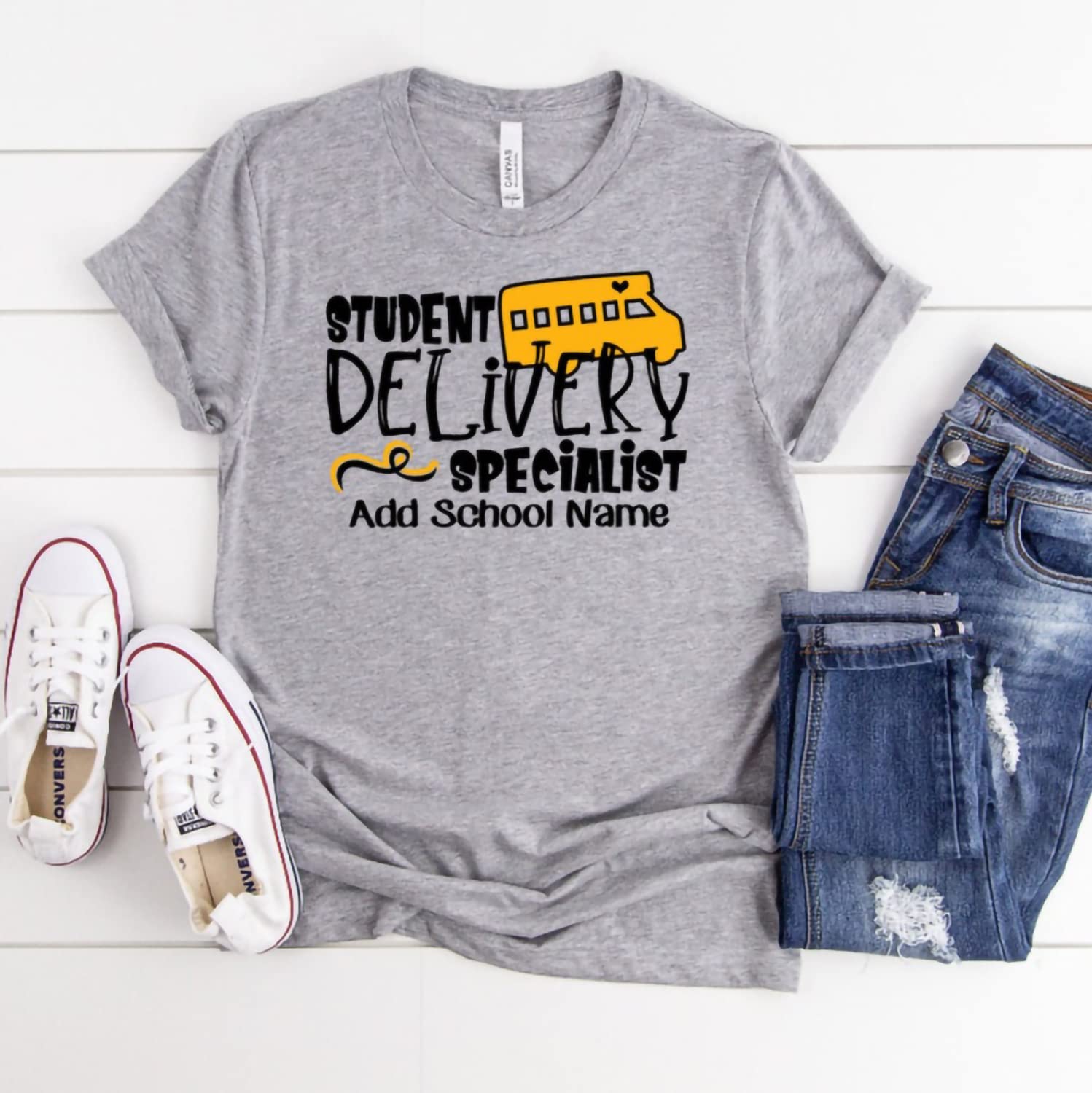 Bus Driver T-Shirt - Funny School Bus Driver Gift Apparel for Men & Women - Perfect for Student Transportation Professionals & Delivery Specialists - Great for Work Uniforms, Appreciation Gifts & Casual Wear
