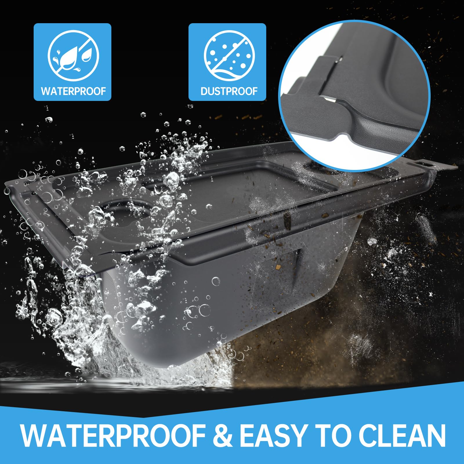 2015-2024 Kawasaki Mule PRO-FX/FXR/FXT/DX/DXT Underseat Storage Box Organizer - Replacement for 99994-1463 | Durable Under Seat Storage Bin Set for Tools & Accessories | Perfect for Off-Road Adventures & Farm Work