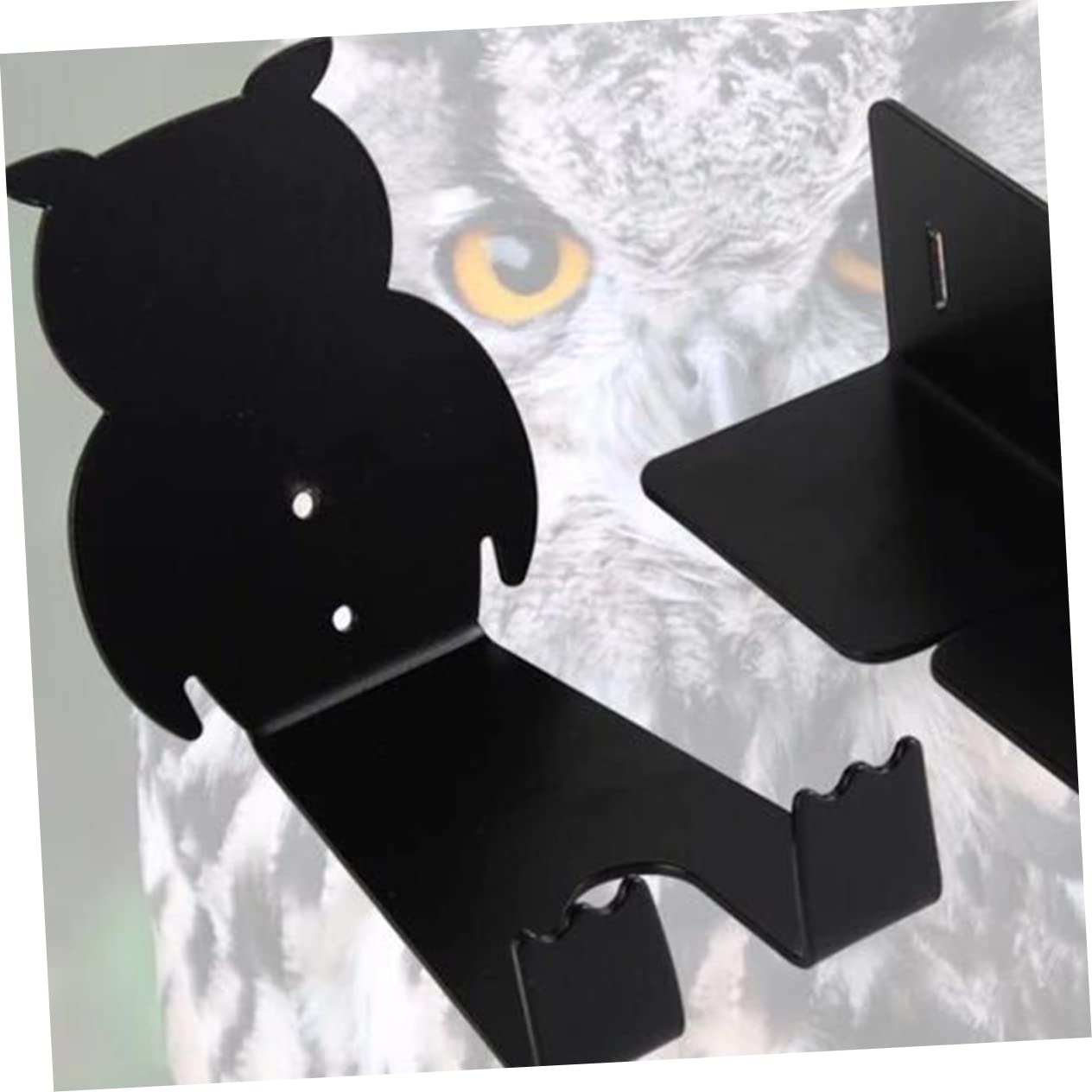 BESPORTBLE Owl-Shaped Bike Wall Hanger - Sturdy Aluminum Alloy, Foldable & Space-Saving Bike Storage Rack - Perfect for Garage, Apartment & Indoor Cycling Organization