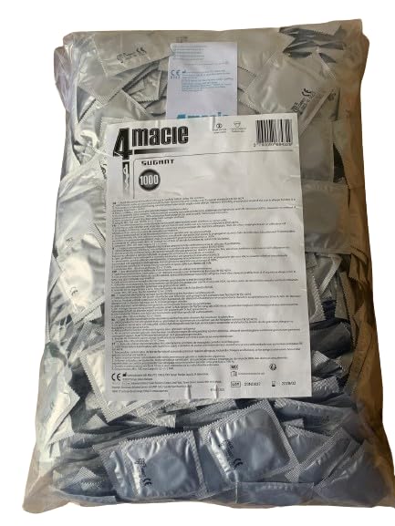 4MACIE Bulk 1000 Condoms - Premium Quality Latex Contraceptives for Safe Sex, Discreet Packaging - Perfect for Adult Stores, Clinics, and Personal Use