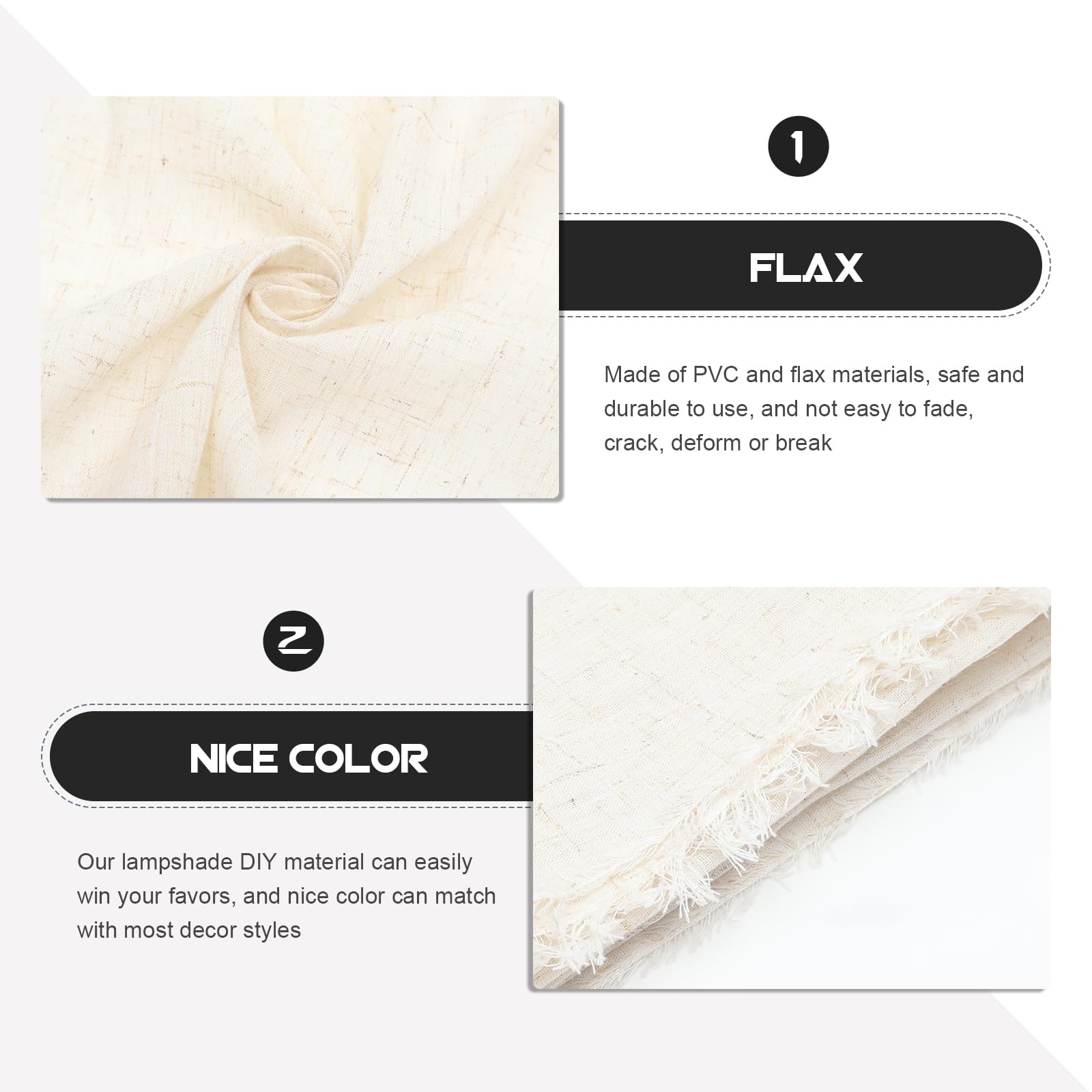 DIY Lamp Shade Making Kit - Premium Lampshade Fabric Materials for Table & Floor Lamps | Customizable Cloth Lamp Shades | Complete Craft Supplies for Handmade Lamp Covers | Perfect for Home Decor Projects & Gift Making