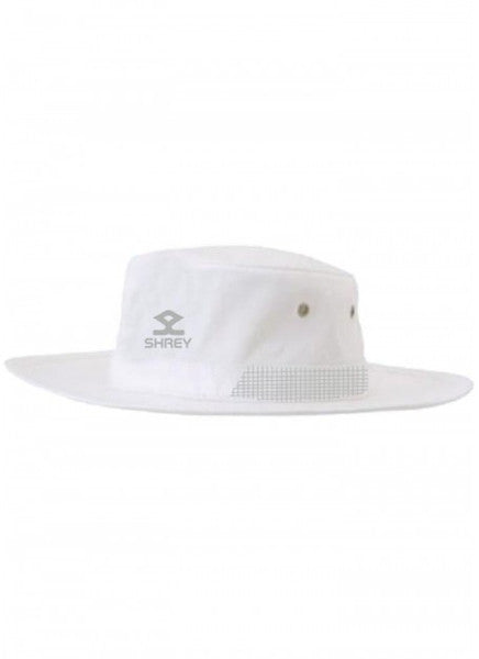 Shrey Performance Cricket Hat - White | Lightweight & Breathable for Cricket Players | Perfect for Matches, Training & Outdoor Sports
