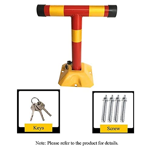 Auto Parking Lock - Heavy Duty Parking Barrier for Private Spaces, No Drilling Required, Anti-Crash Bollard for Secure Vehicle Protection | Perfect for Driveways, Garages & Commercial Parking Lots