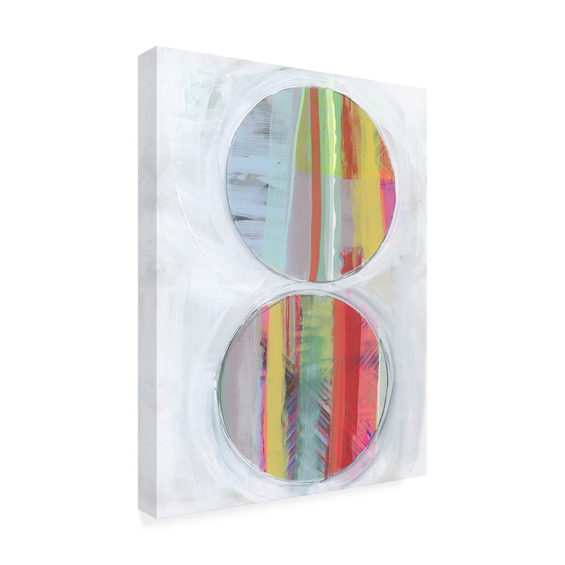 Bellissimo Art 'Art in Whites VI' Canvas Wall Art Print - 14x19 Inches, Modern Home Decor for Living Room, Bedroom & Office