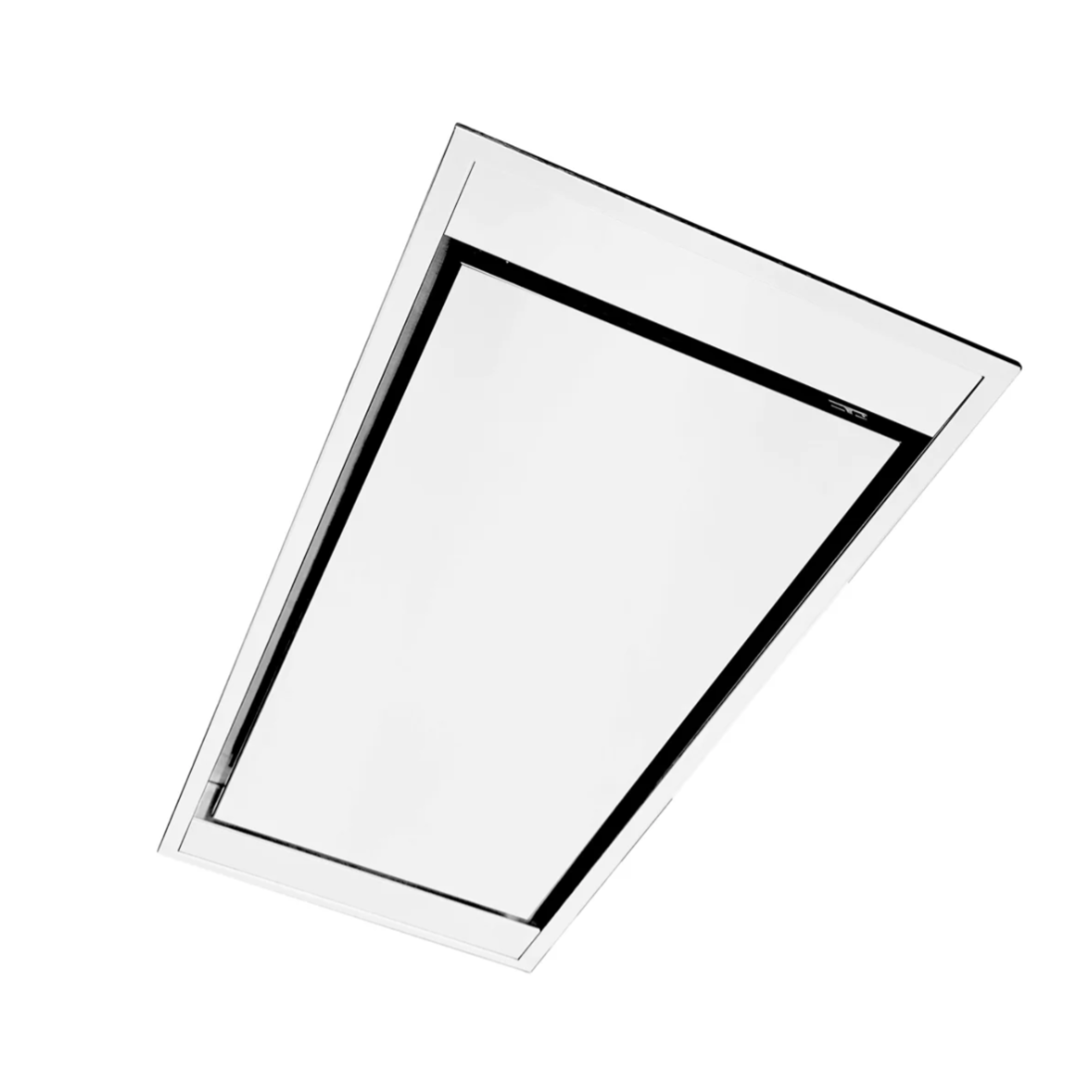 Victory Horizon Matte White Flush Mount Ceiling Range Hood with Dimmable LED Lights - Modern Kitchen Ventilation for Home Cooking & Smoke Removal