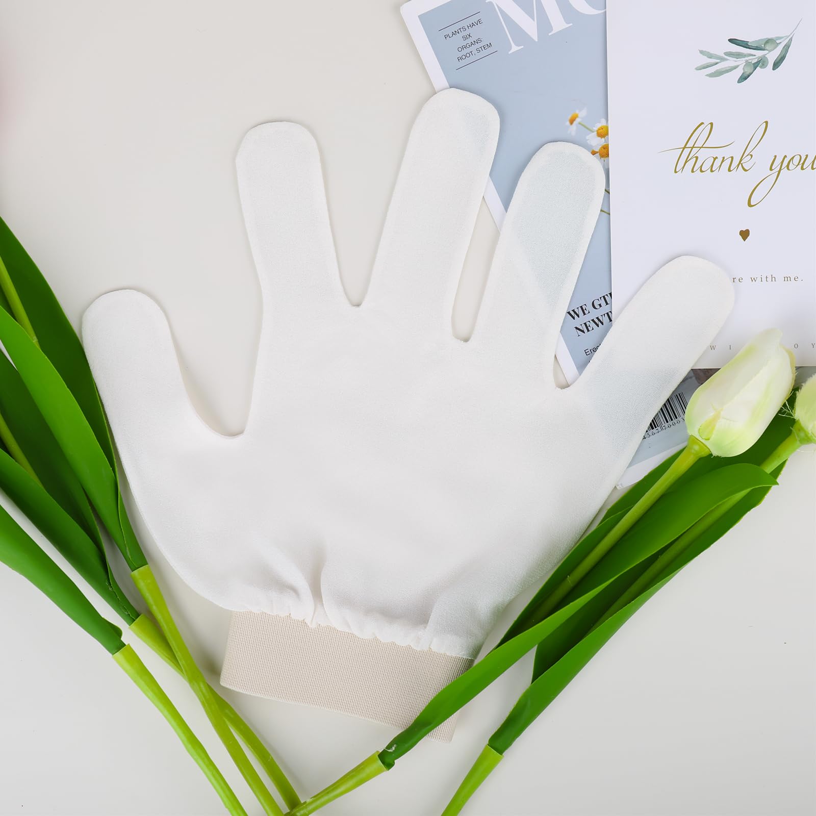 Exfoliating Silk Gloves for Face & Body - Gentle Dead Skin Removal Glove for Smooth Radiant Skin - Perfect for Shower, Spa & Skincare Routine