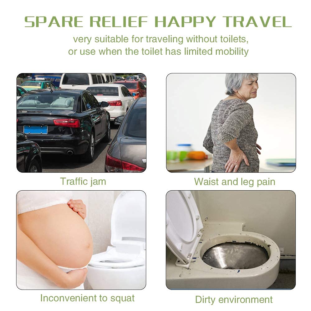 **Sunany Female Urinal with Silicone Funnel - Portable Standing Pee Device for Women, Reusable Outdoor Urinal - Perfect for Camping, Hiking, Travel & Road Trips**