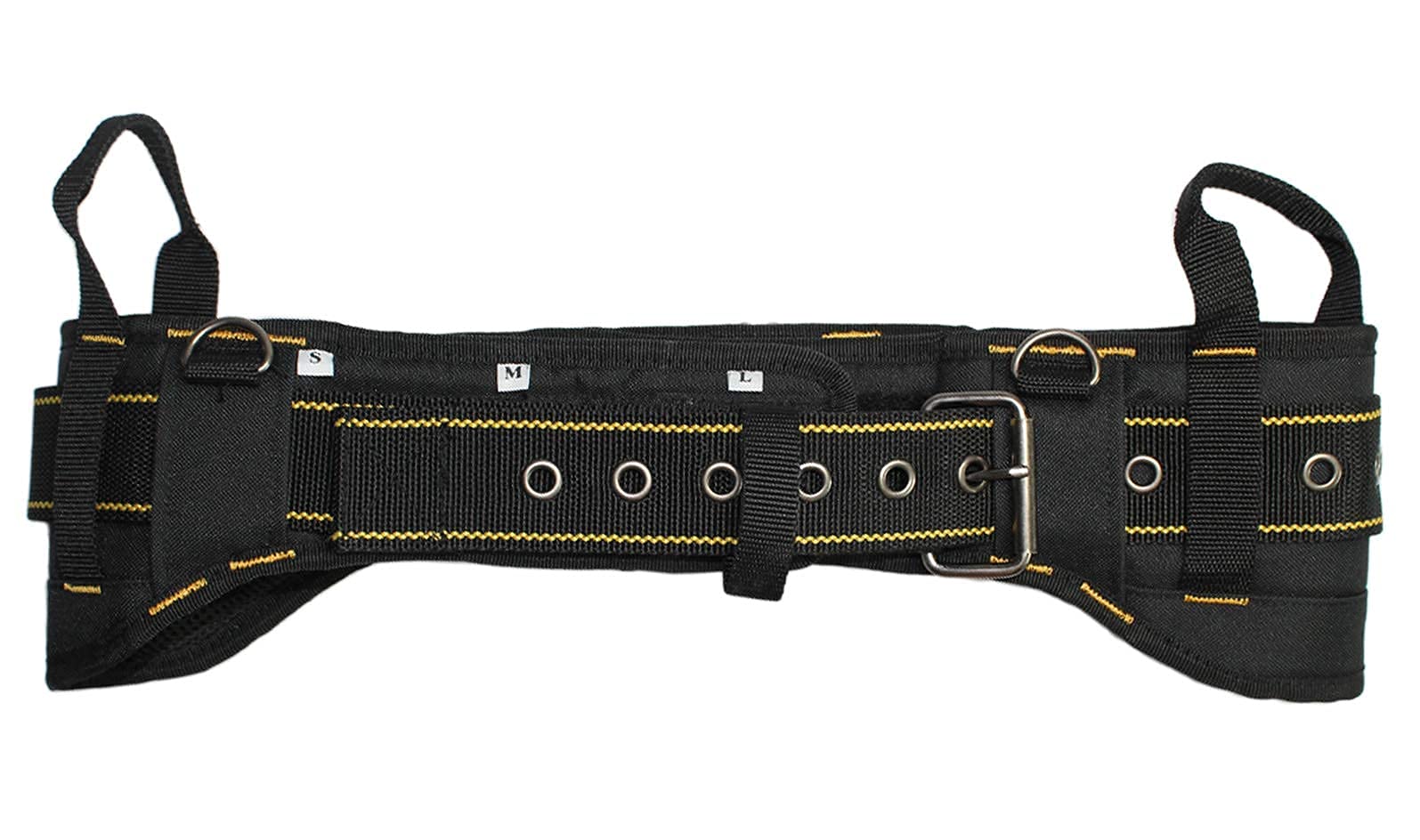 MELOTOUGH Magnetic Suspenders Tool Belt - Heavy Duty Construction Work Belt with Padded Shoulder Straps & D-Ring Hook | Adjustable Handle Strap for Tools | Ideal for Carpenters, Electricians & DIY Projects