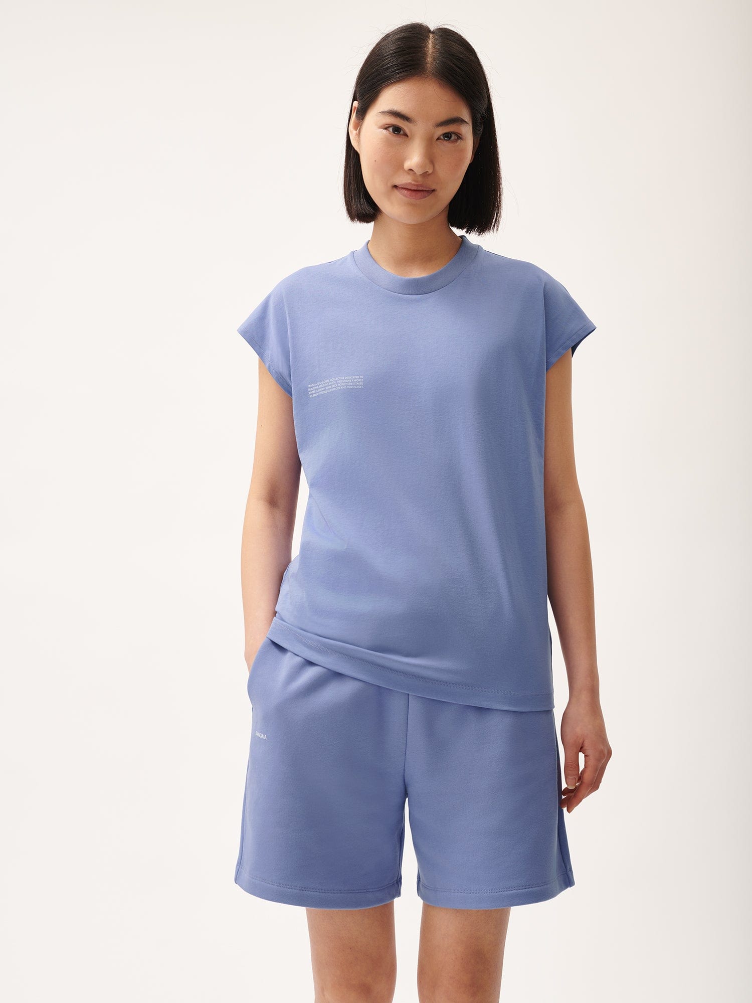 Women's 365 Midweight Cropped Shoulder T-Shirt - Aster Purple | Casual Everyday Wear & Layering Essential