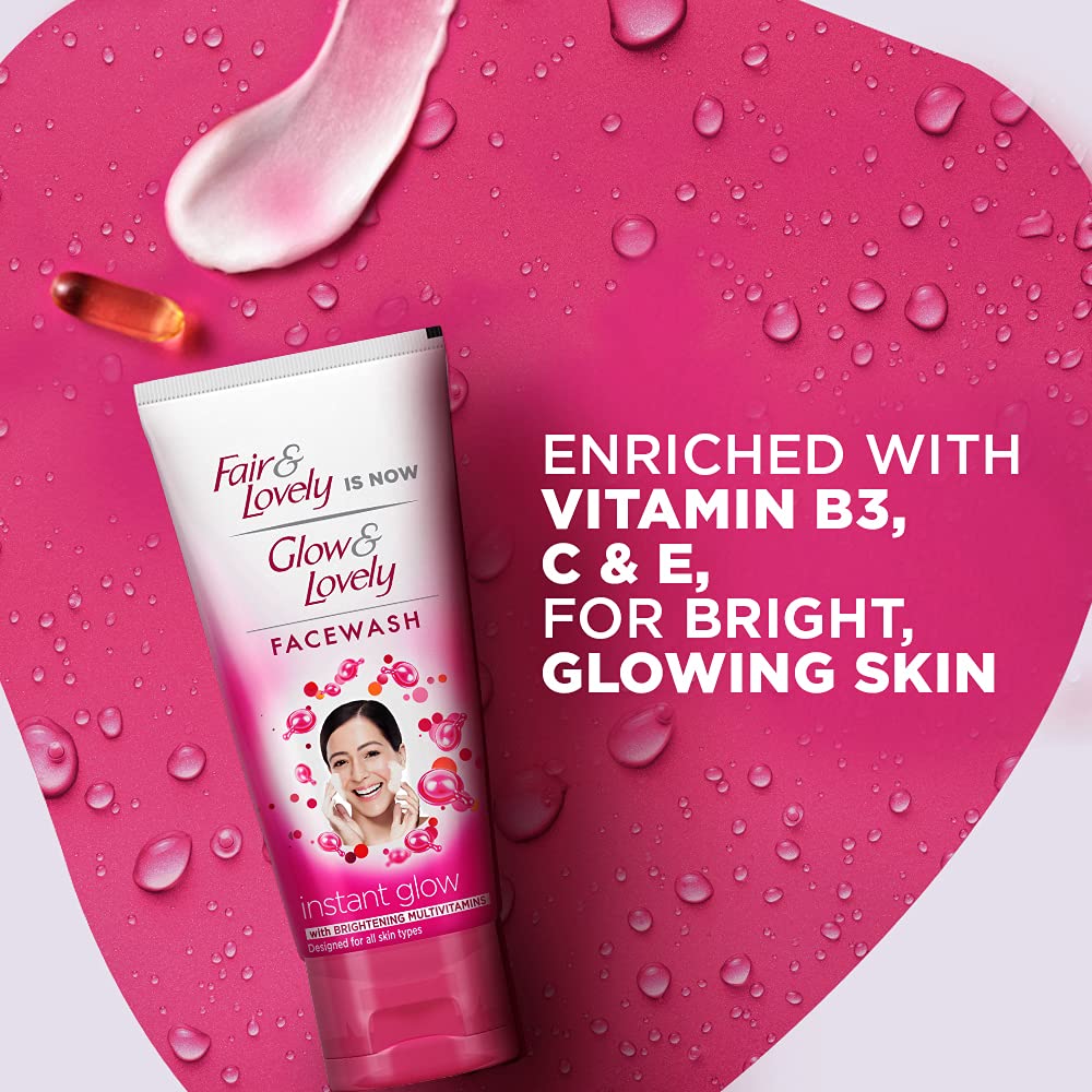 Fair & Lovely Fairness Face Wash for Glowing Skin - Brightening & Cleansing Formula, 50gm - Perfect for Daily Skincare Routine & Achieving Radiant Complexion