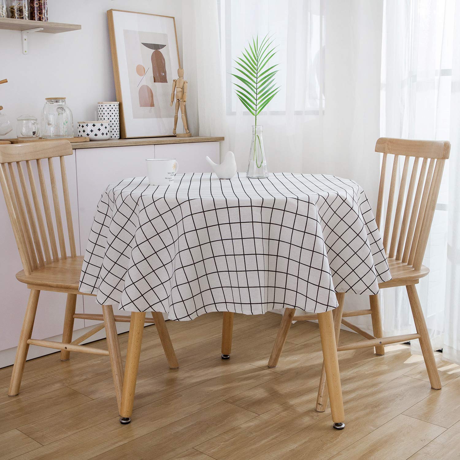 Premium Cotton Linen Tablecloth - 60
