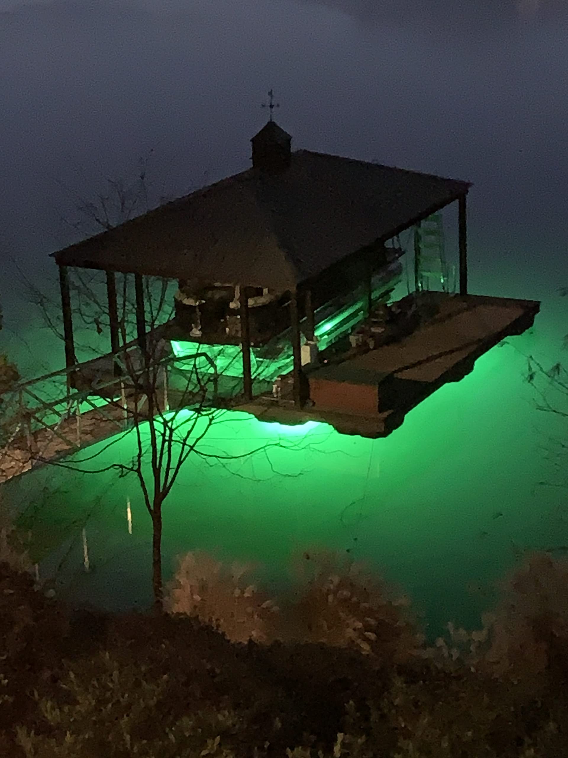 Green Blob Outdoors Underwater Fishing Lights - 12V Battery Powered LED for Snook & Crappie (15000 Lumens, Green) - Perfect for Night Fishing & Attracting Fish in Lakes & Ponds