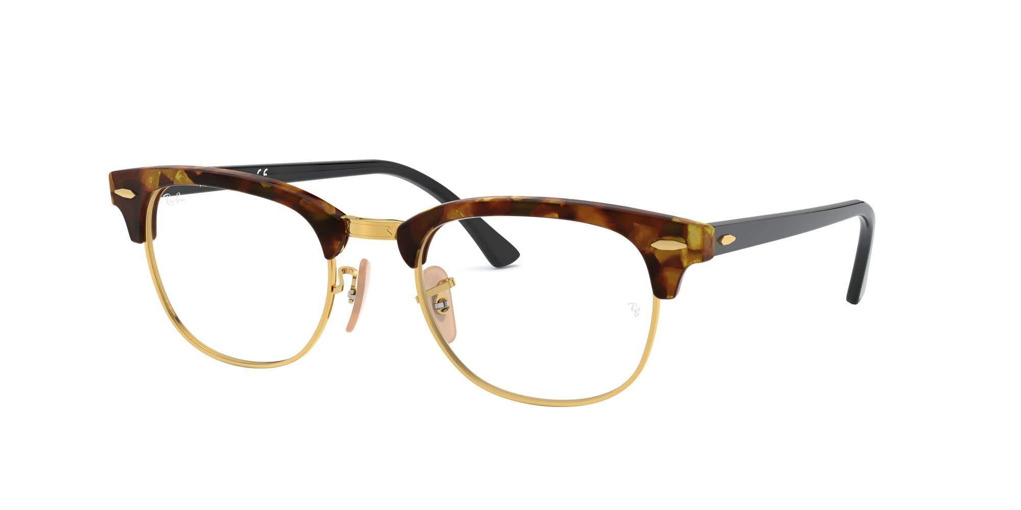 Ray-Ban Rx5154 Clubmaster Square Prescription Eyeglasses Frames for Men & Women - Classic Retro Style Eyewear for Reading, Work, and Daily Fashion